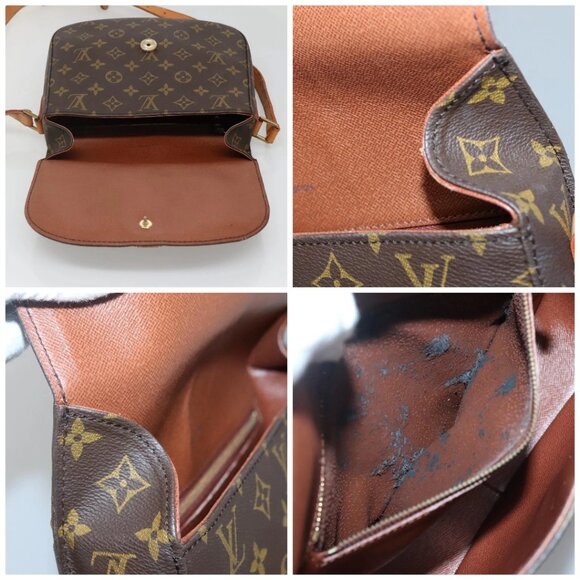 LOUIS VUITTON Monogram Saint Cloud GM Shoulder Bag M51242 LV Auth 142223 - Picture 15 of 16